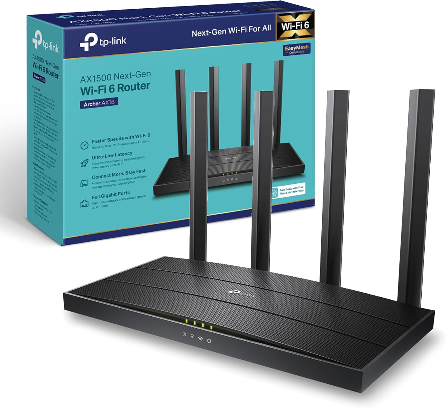 TP-Link Archer AX18 WiFi 6 Router